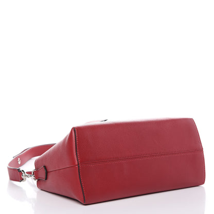 Fendi Vitello Dolce Marmol Medium By The Way Boston Bag Ciliegia 4 of 16