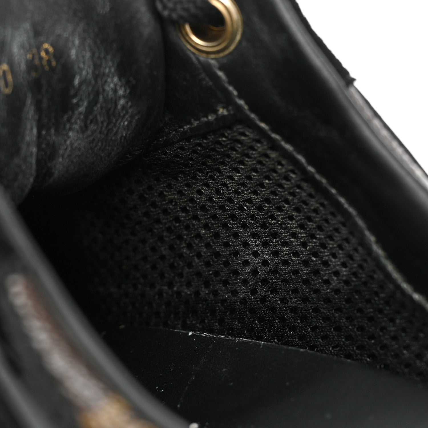 Louis Vuitton Suede Monogram Run Away Sneakers 38 Black 13 of 16