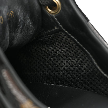 Louis Vuitton Suede Monogram Run Away Sneakers 38 Black 13 of 16