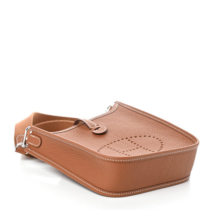 Hermes Taurillon Clemence Evelyne TPM Gold 4 of 9