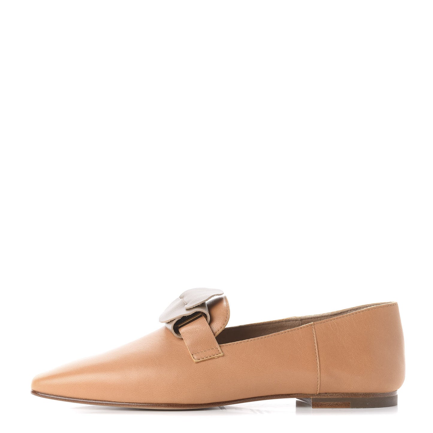Supple Goatskin Womens Time Loafers 36 Havane