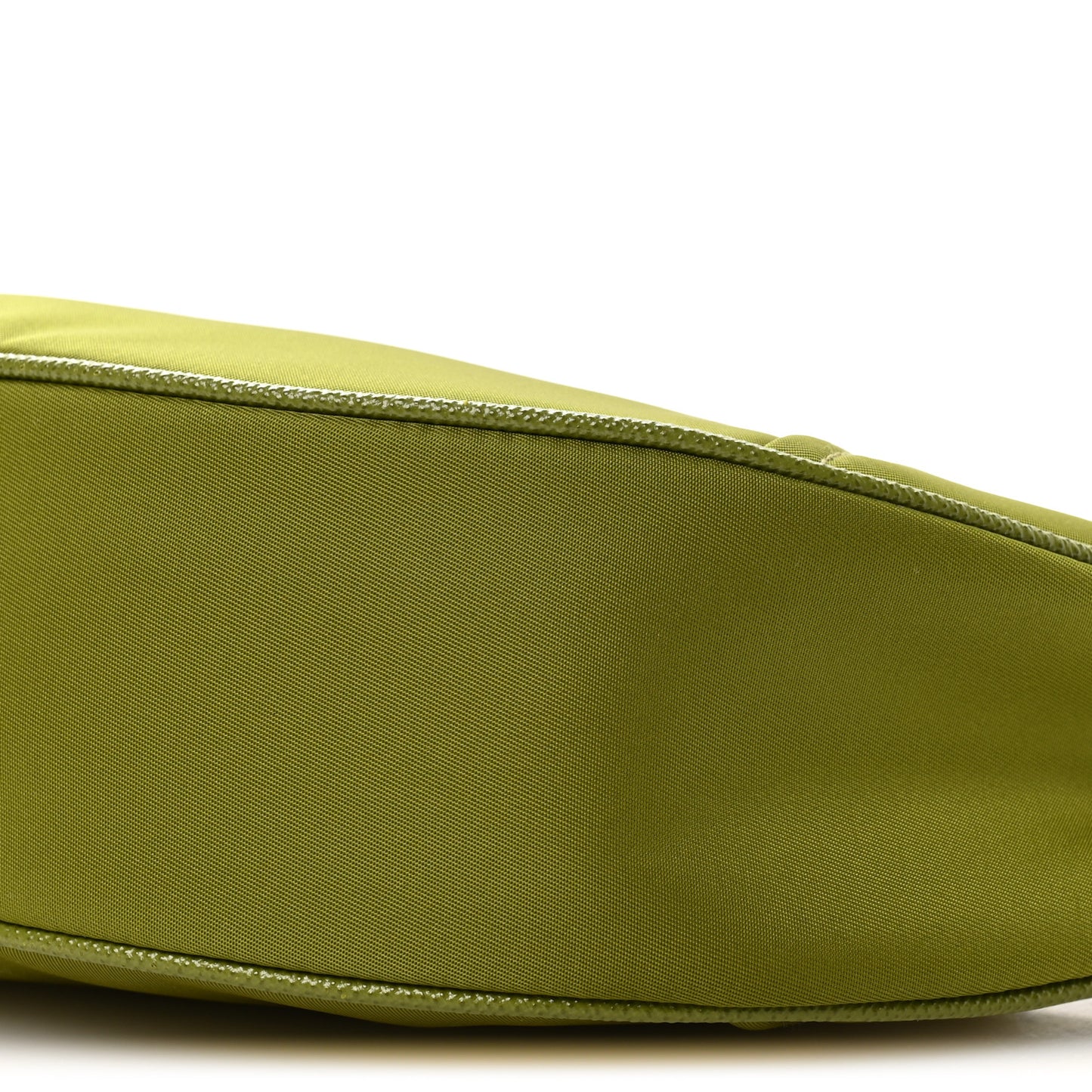 Re-Nylon Saffiano Demi-lune Shoulder Bag Edera