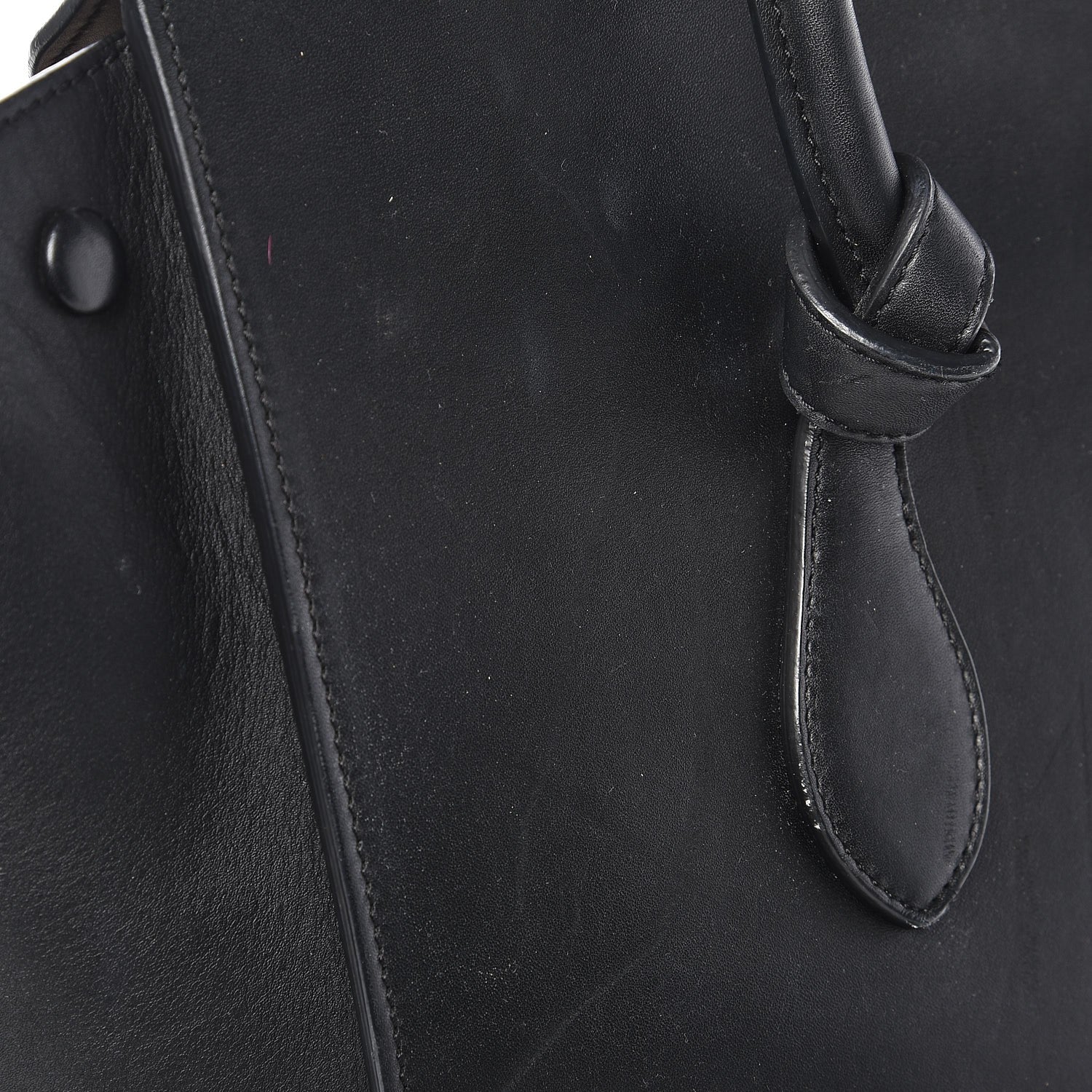 Celine Smooth Calfskin Small Tie Knot Tote Black 10 of 18