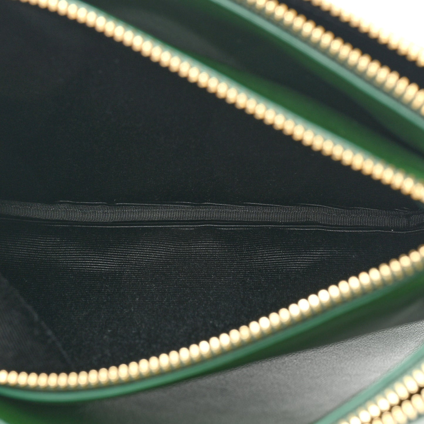 Lambskin Large Trio Crossbody Bag Malachite