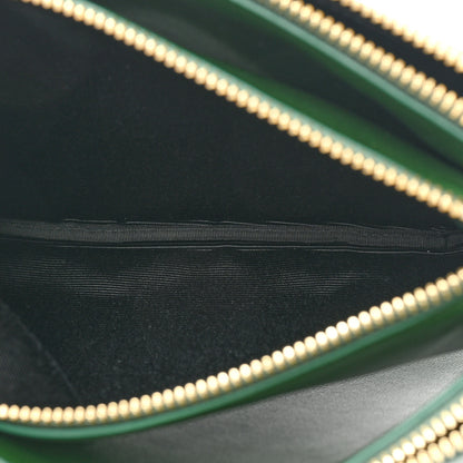 Celine Lambskin Large Trio Crossbody Bag Malachite 6 of 12