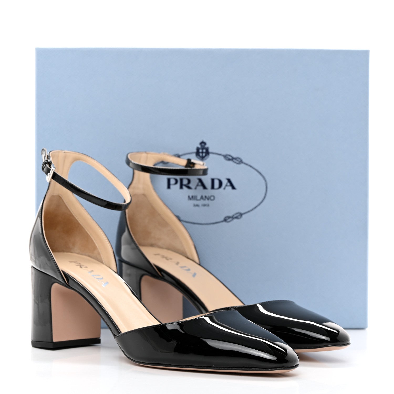 Prada Vernice Mary Jane 65mm Pumps 40 Black 8 of 8