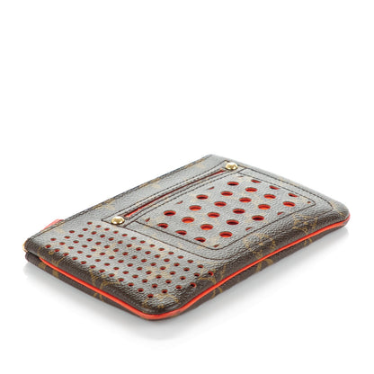 Louis Vuitton Monogram Perforated Pochette Plat Orange 4 of 6
