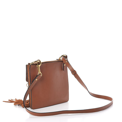 Chloe Calfskin Suede Small Jane Fringe Bag Caramel 3 of 10