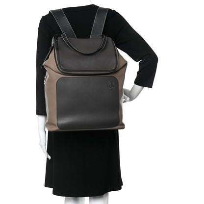 Loewe Calfskin Goya Backpack Black Beige 2 of 14