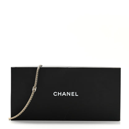 Chanel Lambskin Crystal Chain CC Fancy Belt 75 30 Gold Black 4 of 4