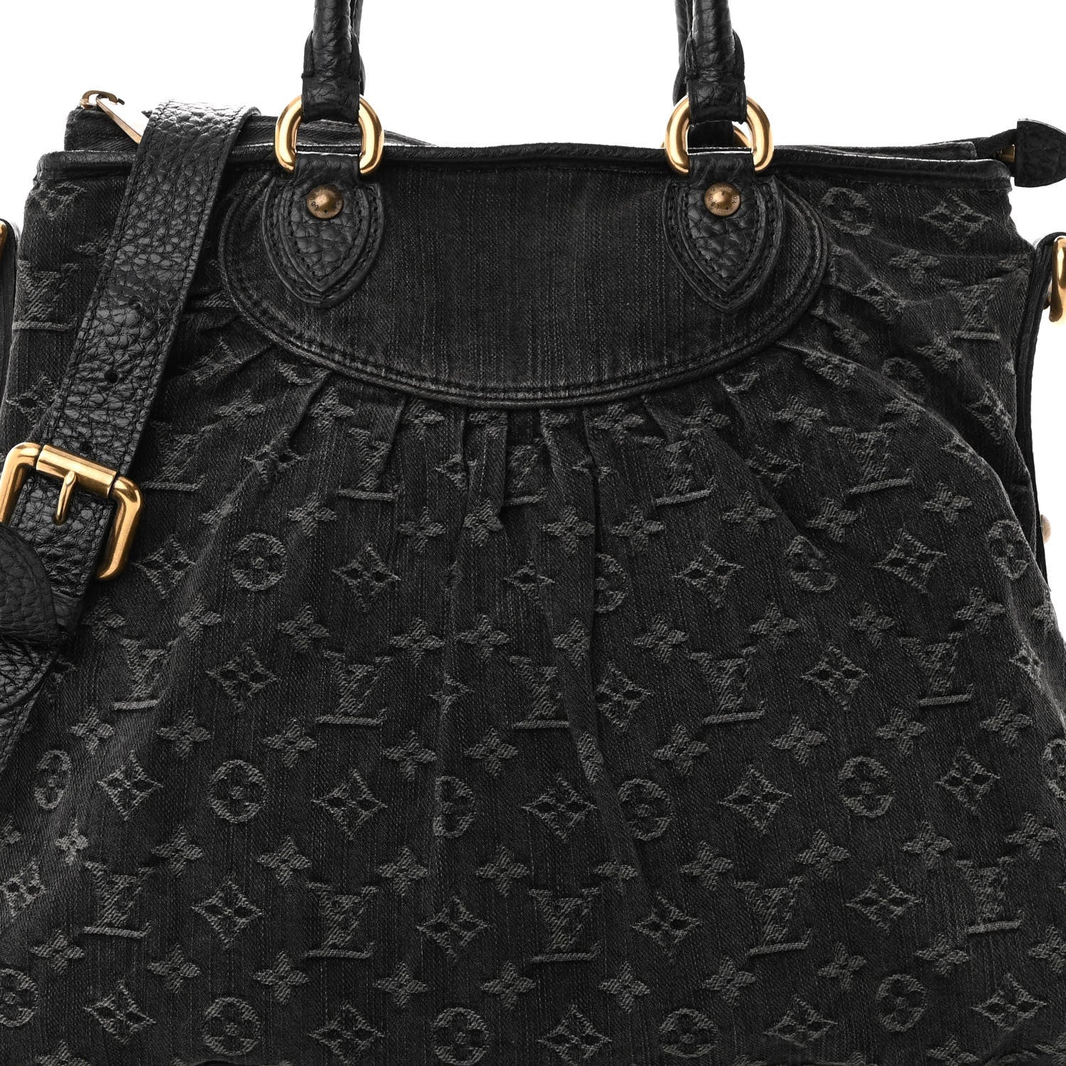 Louis Vuitton Denim Neo Cabby GM Black 7 of 9
