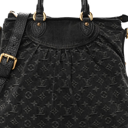 Louis Vuitton Denim Neo Cabby GM Black 7 of 9