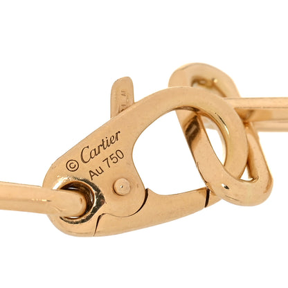 Cartier 18K Yellow Gold Santos de Cartier Link Chain Bracelet 3 of 4