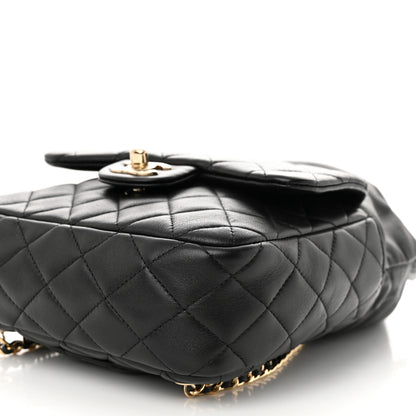 Chanel Lambskin Quilted Small In Seoul Backpack Black 10 of 11
