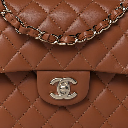 Chanel Lambskin Quilted Small Double Flap Brown 8 of 11