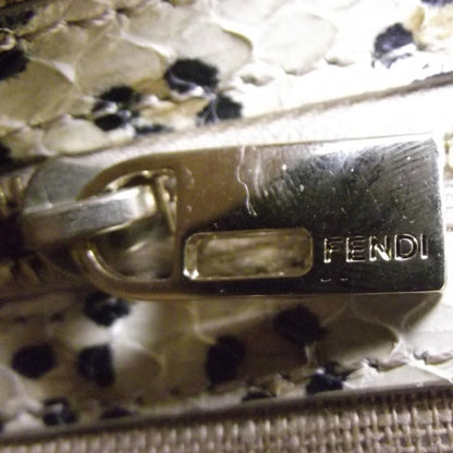 Fendi Snakeskin Leopard Print Baguette Beige 12 of 14