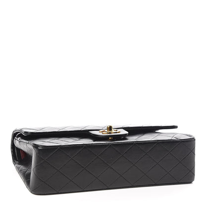 Chanel Lambskin Quilted Medium Double Flap Black 4 of 13