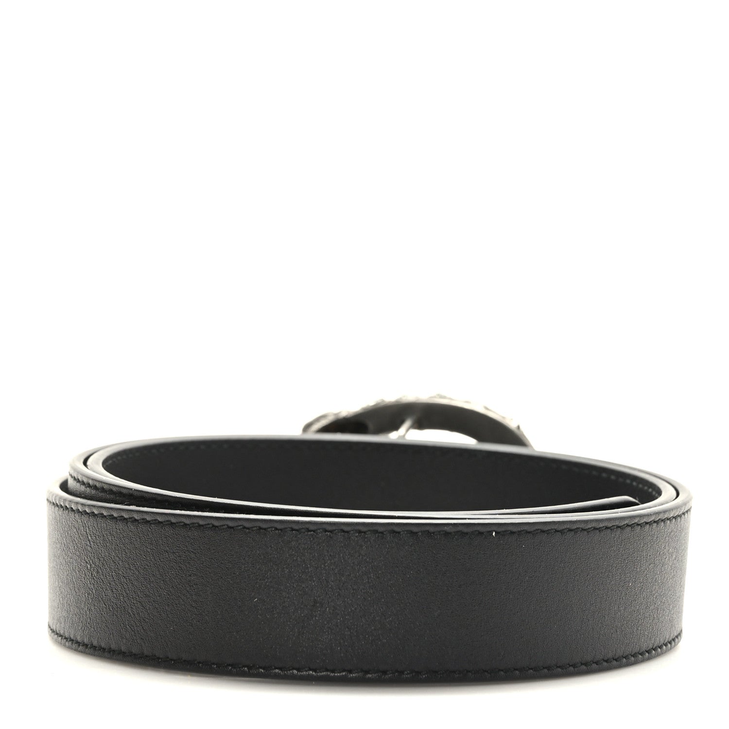Gucci Moon Calfskin Crystal Dionysus 30mm Belt 90 36 Black Black Diamond 2 of 5