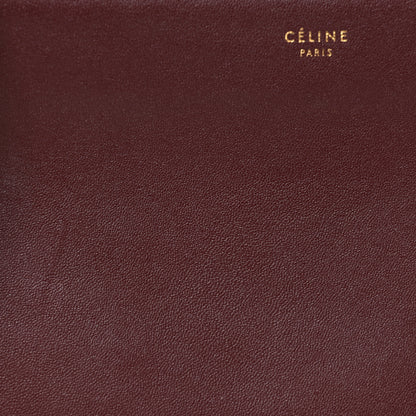 Celine Smooth Lambskin Small Trio Crossbody Bag Burgundy 7 of 12