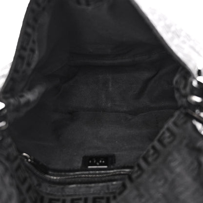 Fendi Zucchino Mama Baguette Black 5 of 19