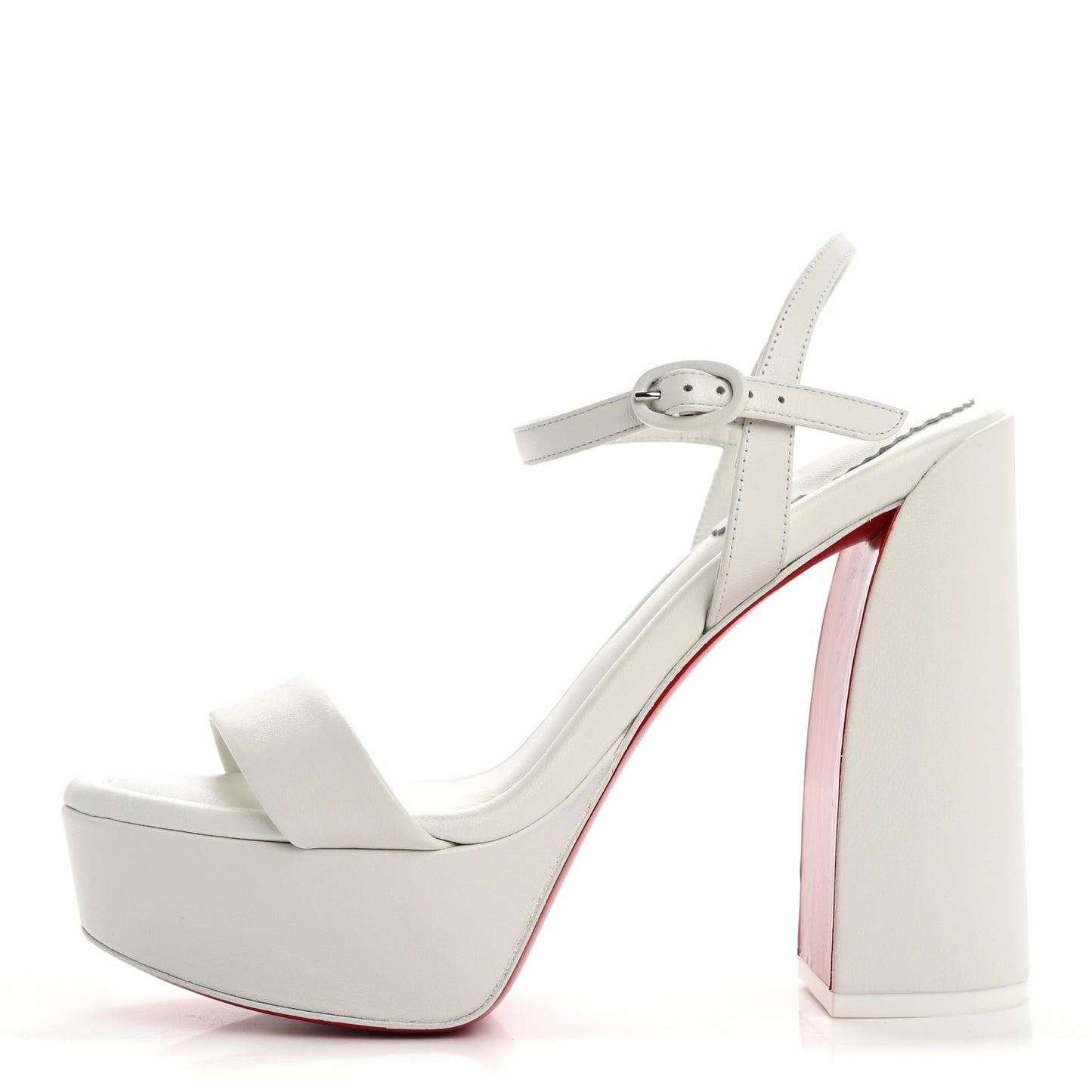 Nappa Movida 130 Platform Sandals 37.5 Bianco
