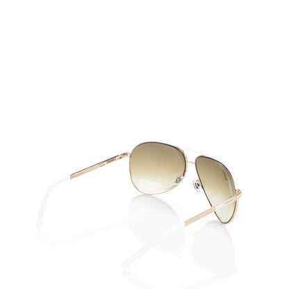 Gucci Aviator Sunglasses 1827/S White Gold 2 of 5