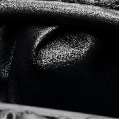 Bottega Veneta Ostrich The Mini Pouch Black 6 of 10