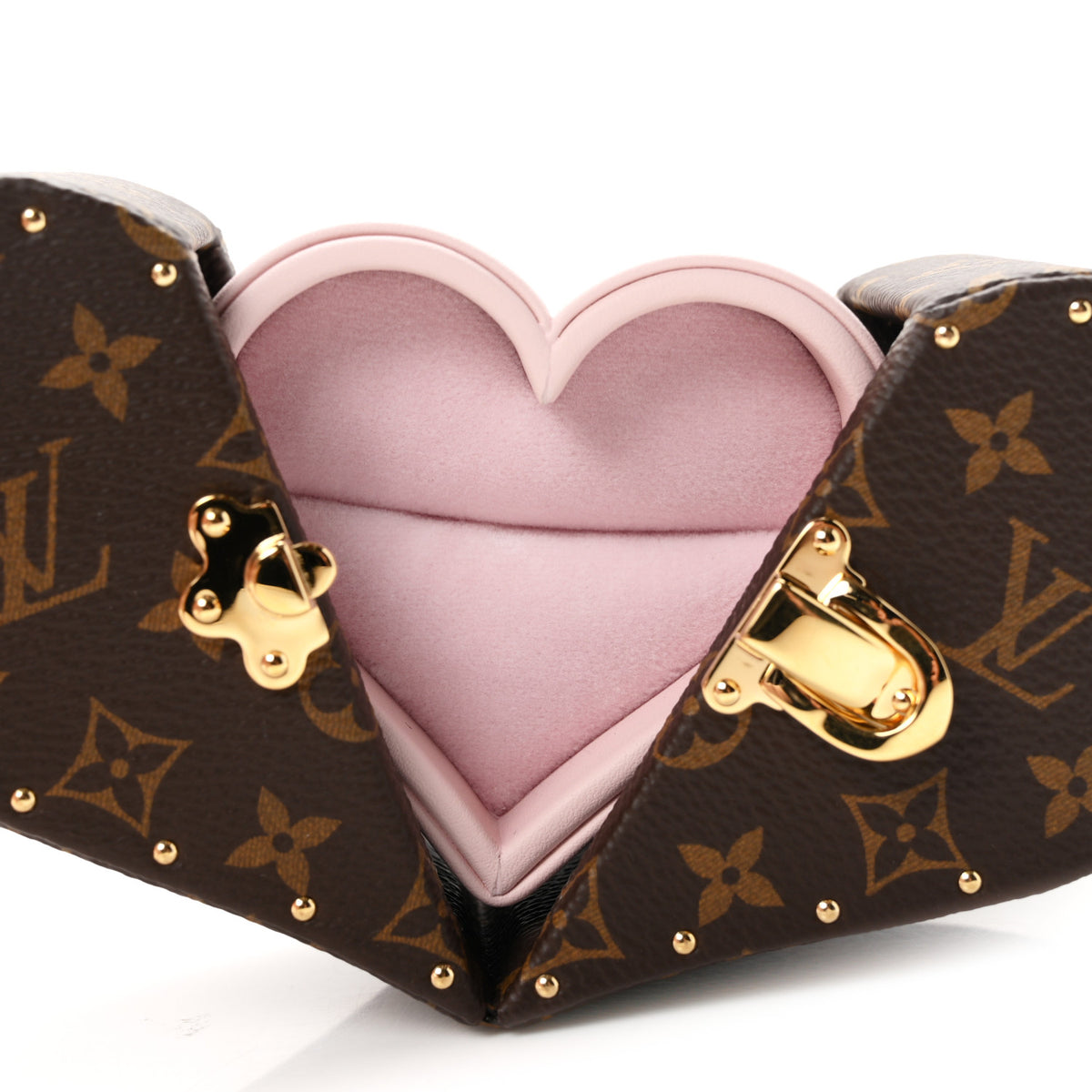Louis Vuitton Monogram Heart Ecrin Coeur Jewelry Case 5 of 6