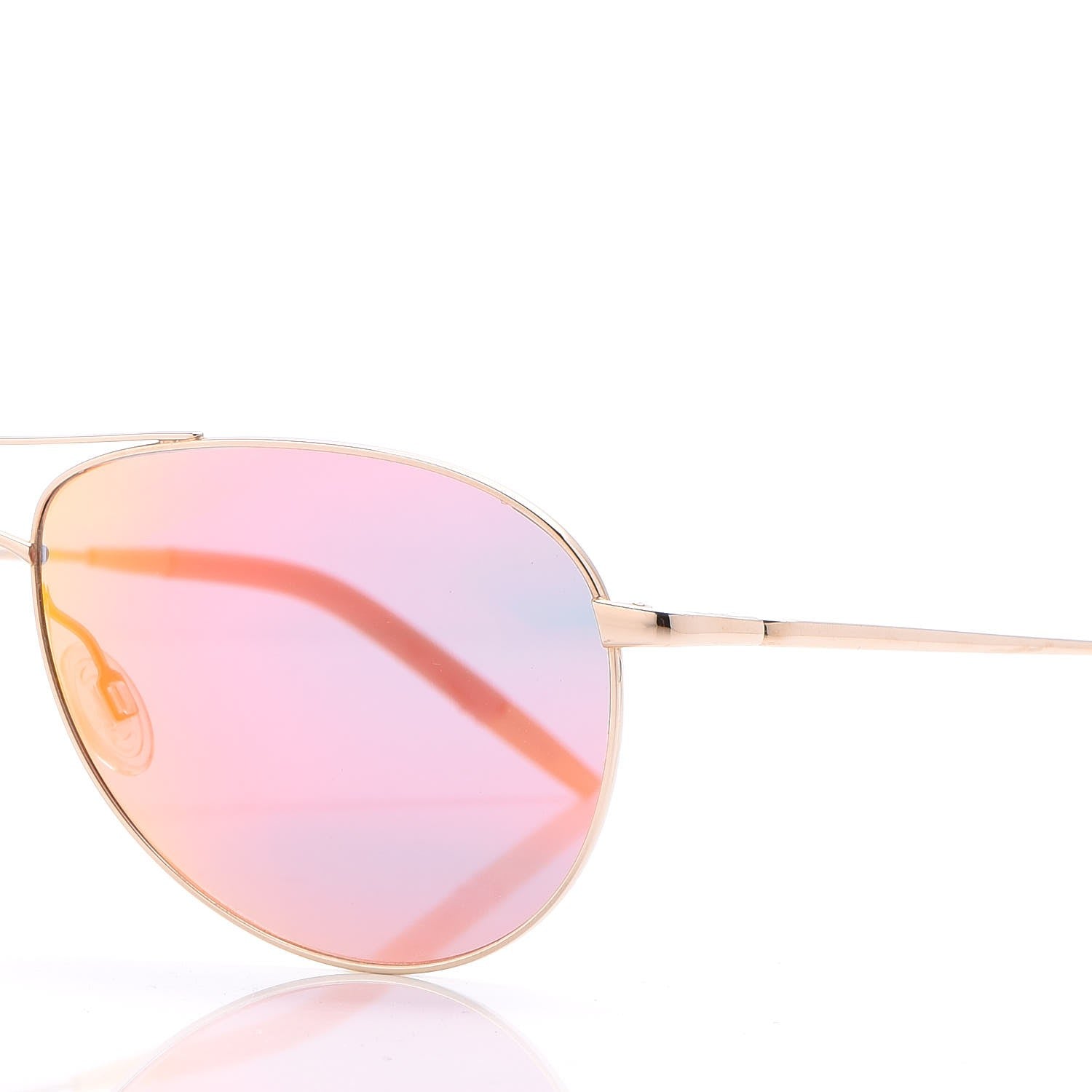 Oliver Peoples Photochromic Glass Benedict 59 Aviator Sunglasses Gold 5 of 7