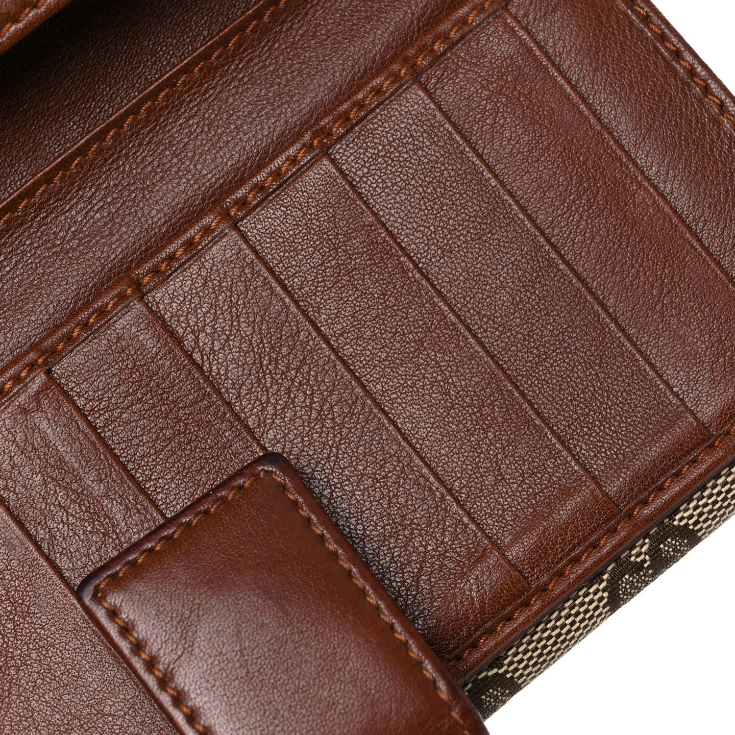 Gucci Monogram New Britt Continental Snap Wallet Dark Brown 9 of 23
