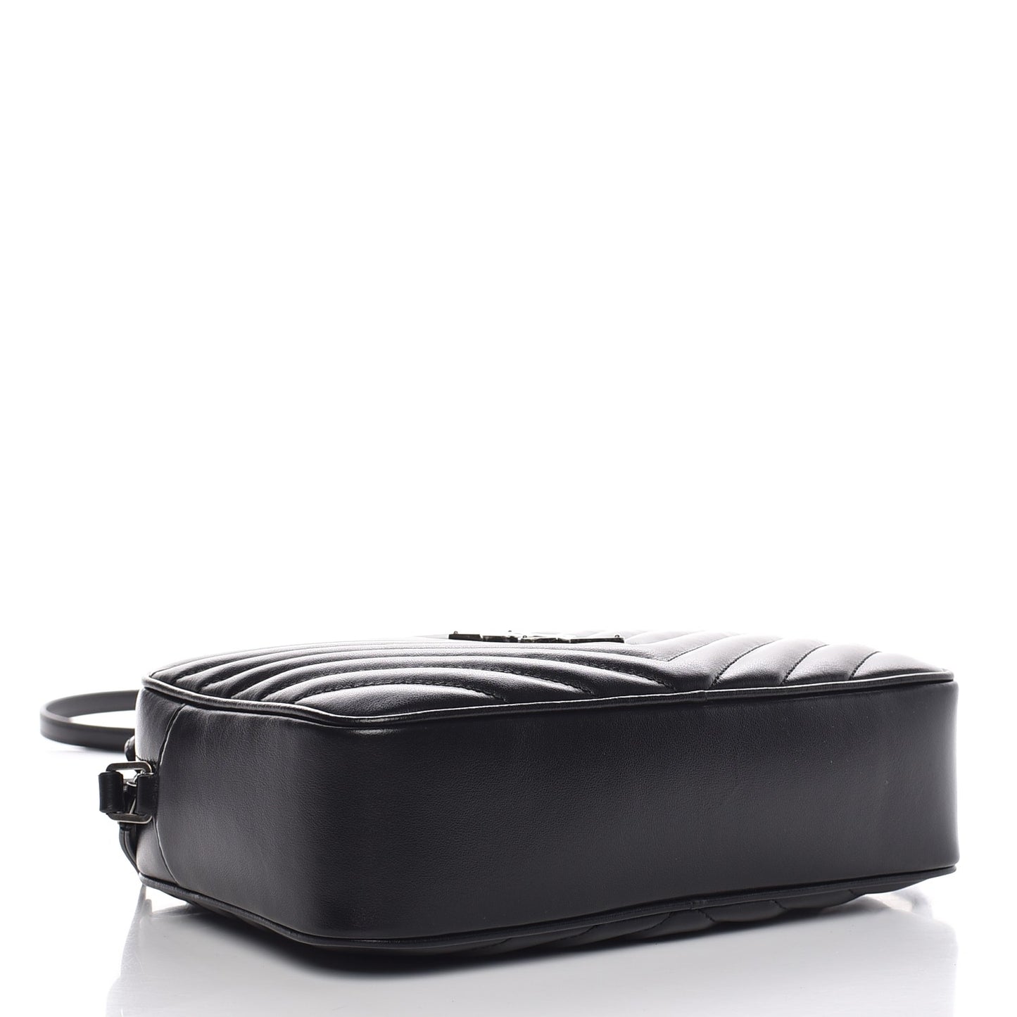Calfskin Matelasse Monogram Lou Camera Bag Black