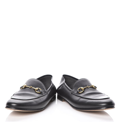 Gucci Lambskin Womens Brixton Horsebit Loafers 37.5 Black 6 of 11