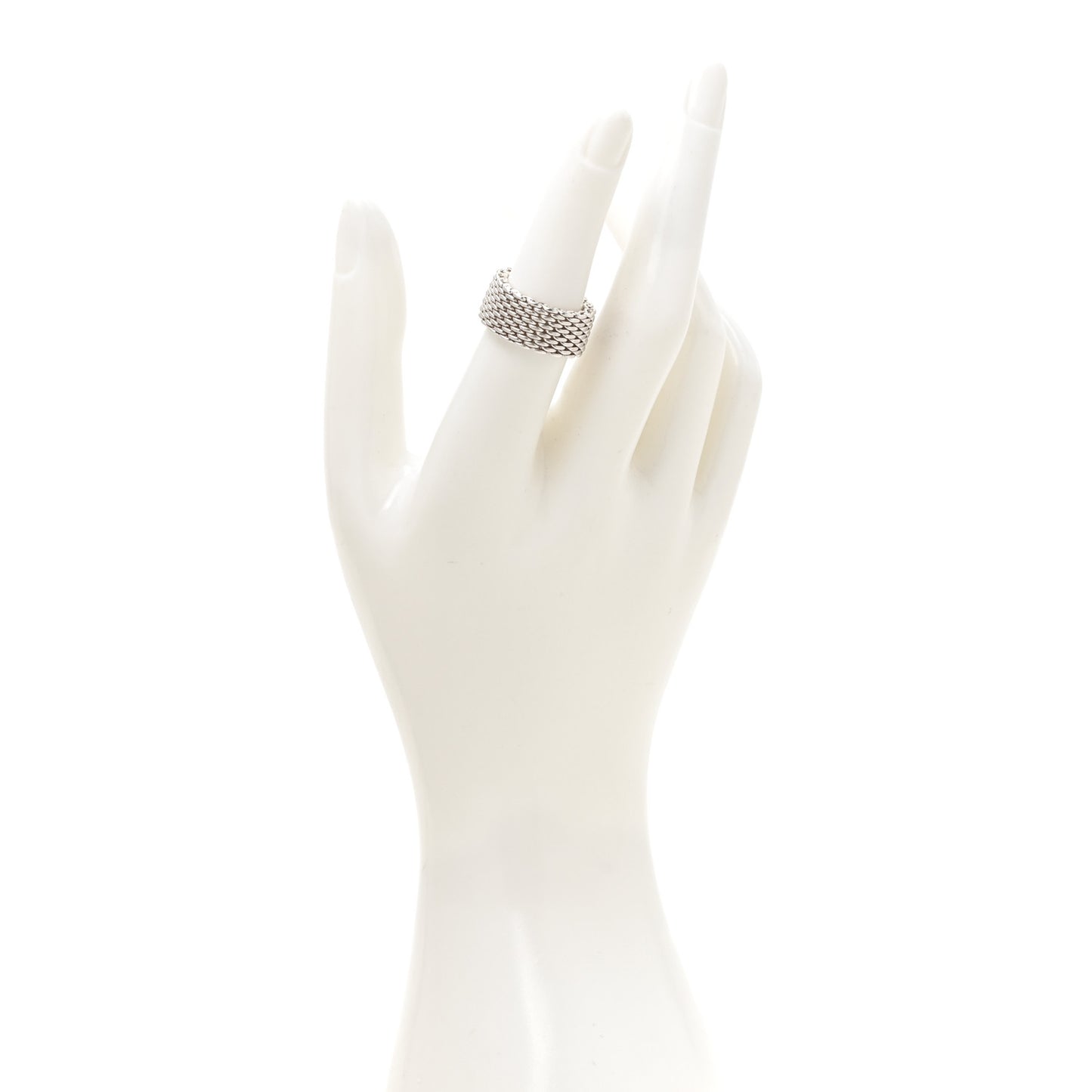 Sterling Silver Somerset Mesh Ring 51 5.75