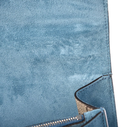 Gucci GG Supreme Monogram Angry Cat Embroidered Medium Dionysus Shoulder Bag Beige Ultramarine 13 of 16