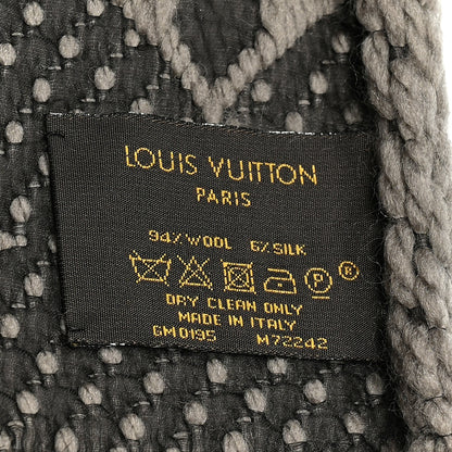 Louis Vuitton Wool Silk Logomania Scarf Verone 3 of 4