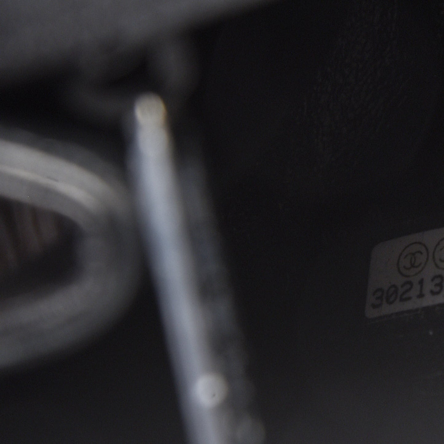 Aged Calfskin Chevron Quilted 2.55 Reissue Mini Flap So Black