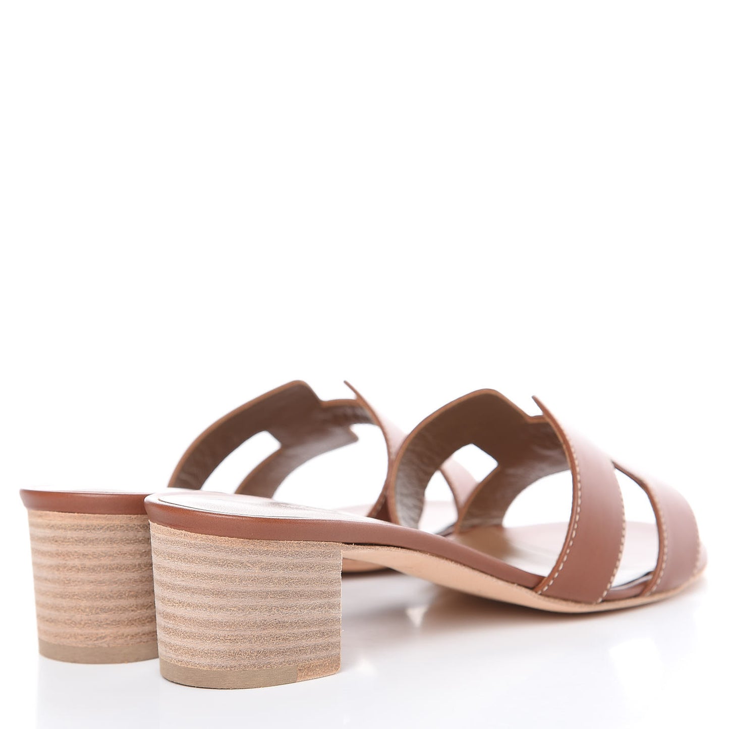 Calfskin Oasis Sandals 36 Gold