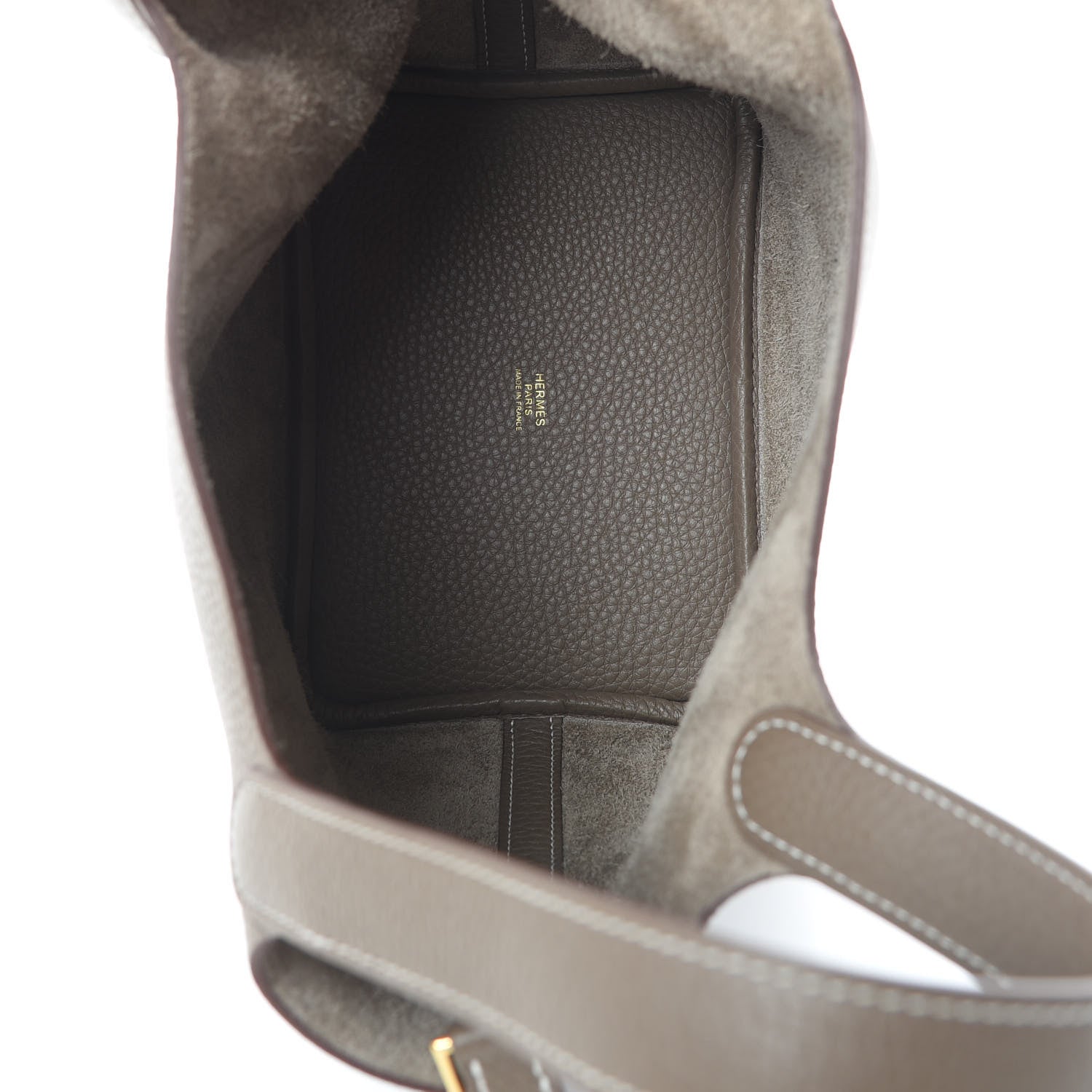 Hermes Taurillon Clemence Picotin Lock 18 PM Etoupe 5 of 10