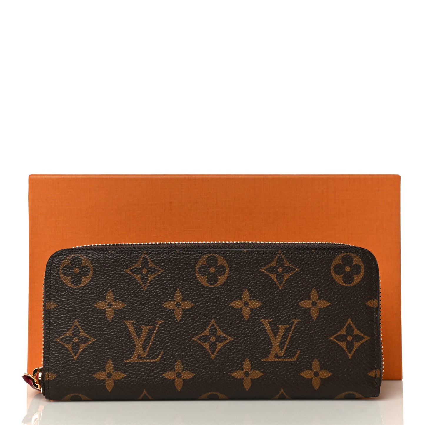 Monogram Clemence Wallet Fuchsia