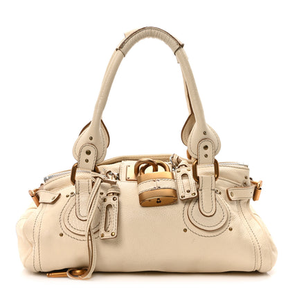 Chloe Calfskin Medium Paddington Satchel Ivory 1 of 10
