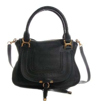 Chloe Calfskin Medium Marcie Satchel Black 1 of 9