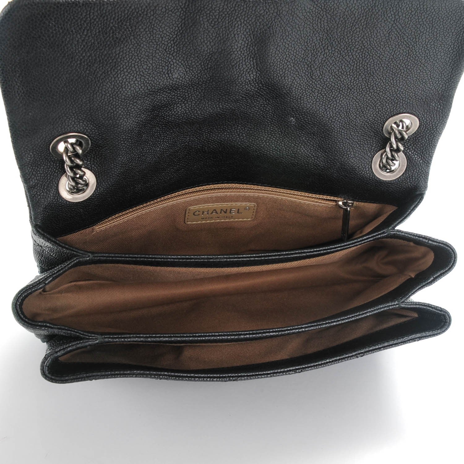 Chanel Caviar Quilted Medium Simply CC Flap Black 5 of 7