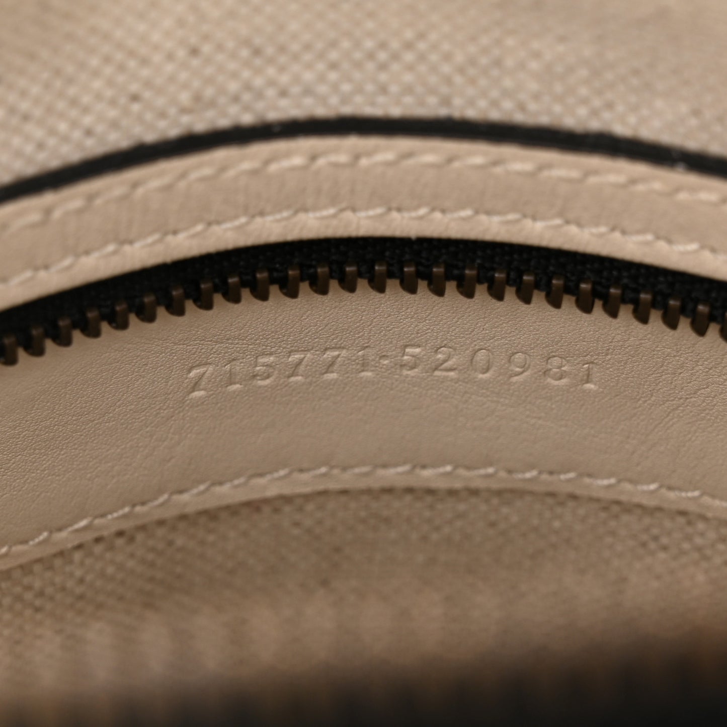 Monogram Textured Dollar Calfskin Web Mini Bauletto Duffle Top Handle Bag Black Mystic White