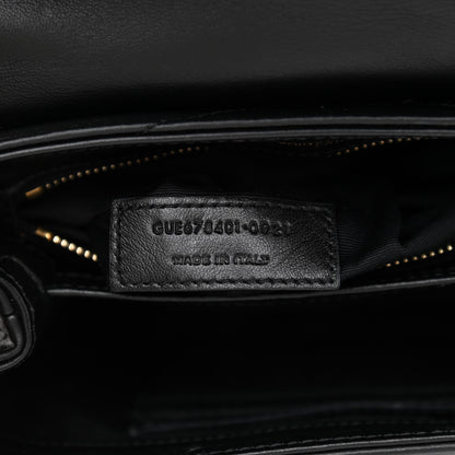 Saint Laurent Calfskin Y Quilted Monogram Toy Loulou Crossbody Bag Black 7 of 14