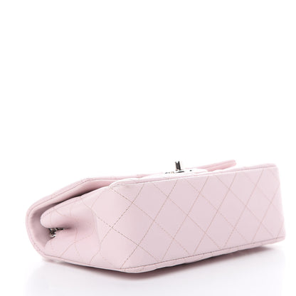 Chanel Lambskin Quilted Mini Rectangular Flap Light Pink 4 of 12