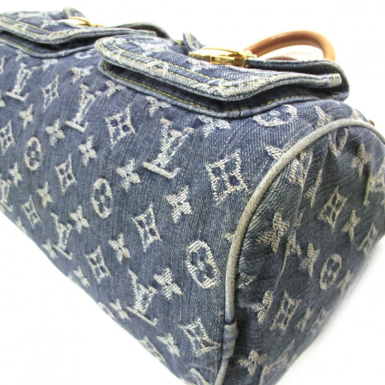 Louis Vuitton Monogram Denim Neo Speedy Blue 5 of 10