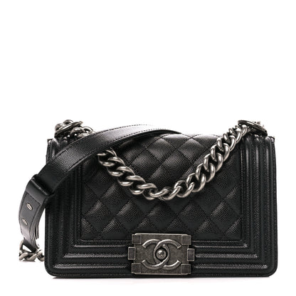 Chanel Caviar Quilted Small Boy Flap Black 1 of 10