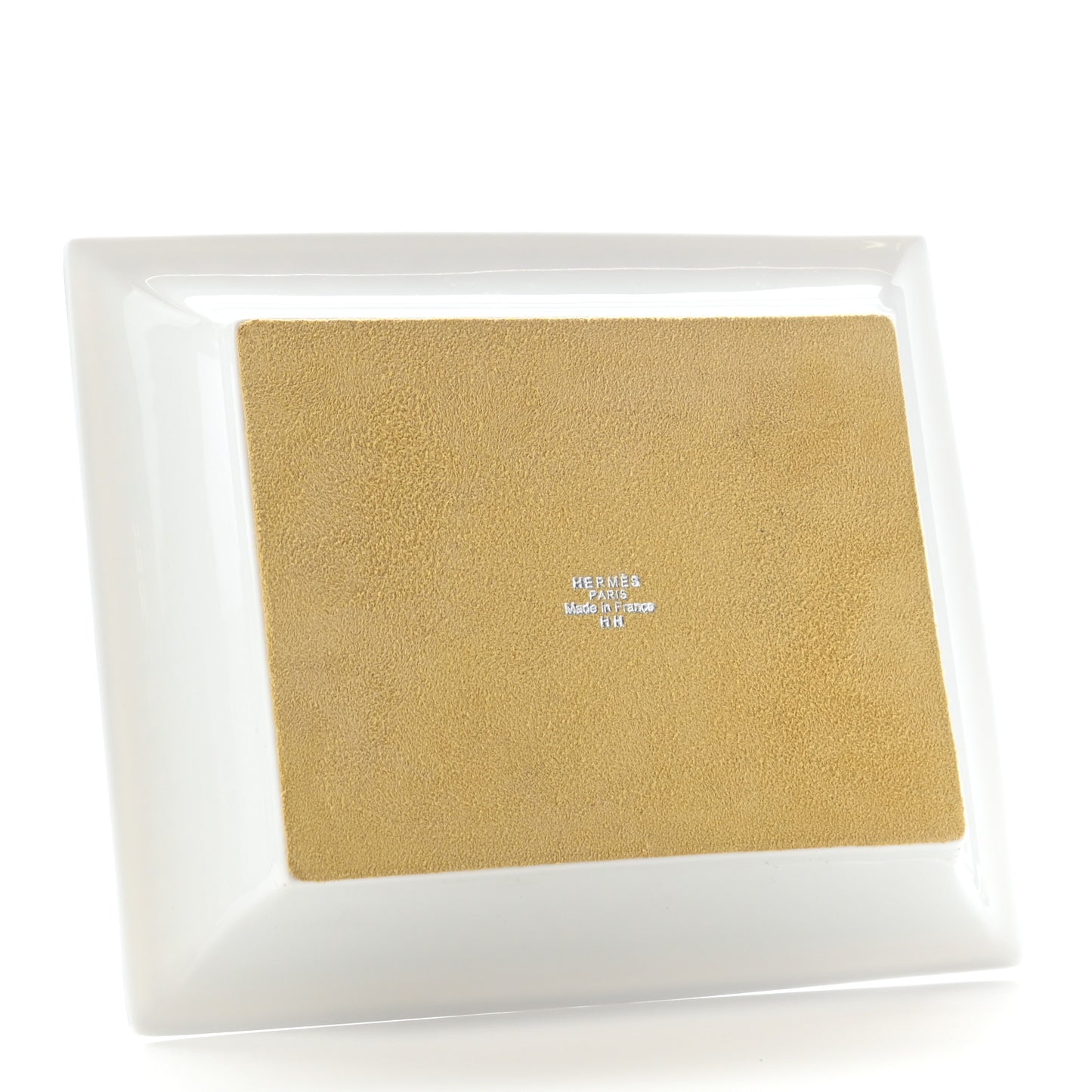 Porcelain Velvet Goatskin Promenade Au Faubourg Change Tray Arlequin