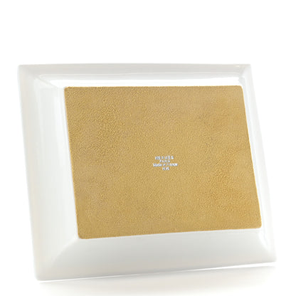 Hermes Porcelain Velvet Goatskin Promenade Au Faubourg Change Tray Arlequin 3 of 5