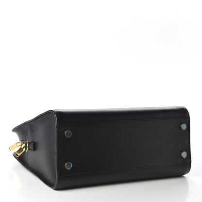 Saint Laurent Smooth Calfskin Small Monogram Cabas Black 3 of 8